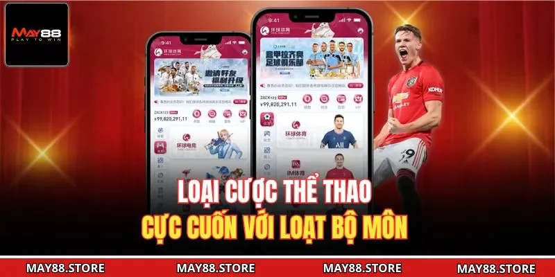 Loại cược thể thao cực cuốn với loạt bộ môn 